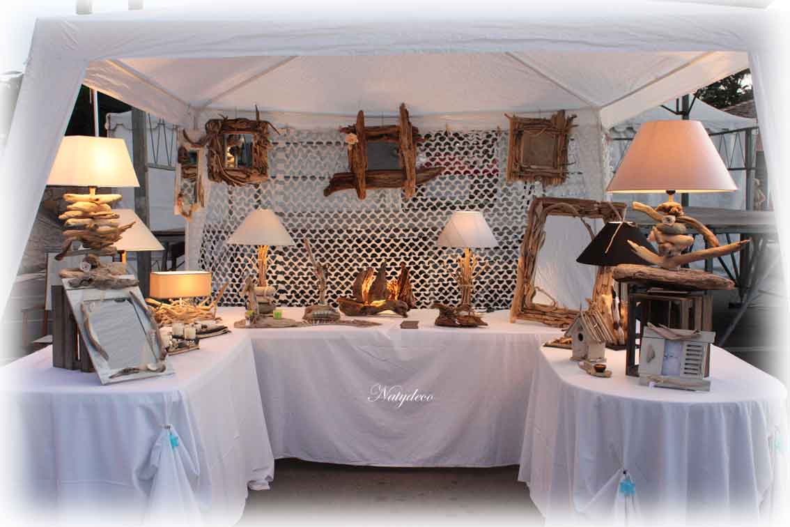 décoration en bois flotté